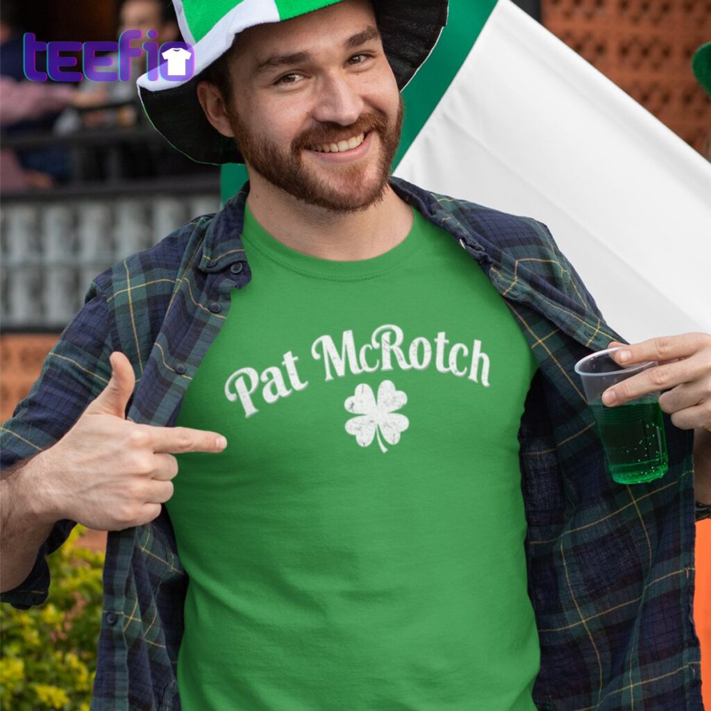 Vintage Pat McCrotch St. Patricks Day Shamrock Shirt