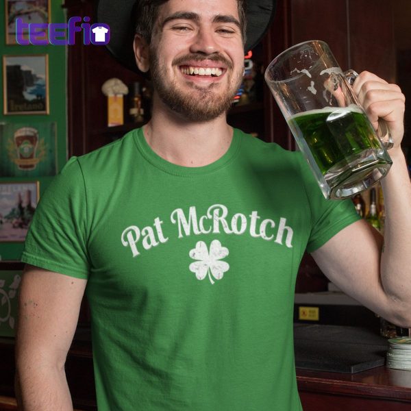 Vintage Pat McCrotch St. Patricks Day Shamrock Shirt 1 Vintage Pat McCrotch St. Patricks Day Shamrock Shirt