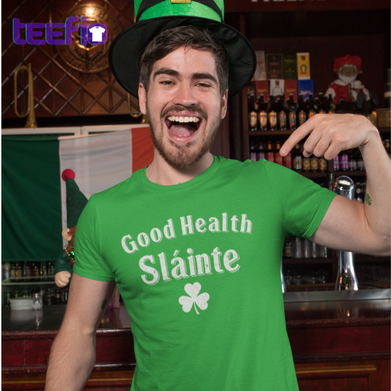 Retro Vintage Irish Distressed Shamrock St. Patrick’s Day Shirt