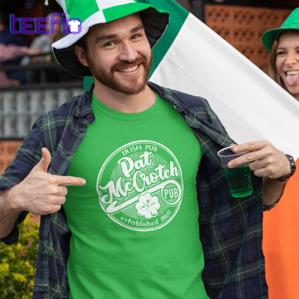 Irish Pub Pat McCrotch Pub 1869 Vintage Shirt 3 Irish Pub Pat McCrotch Pub 1869 Vintage Shirt 2