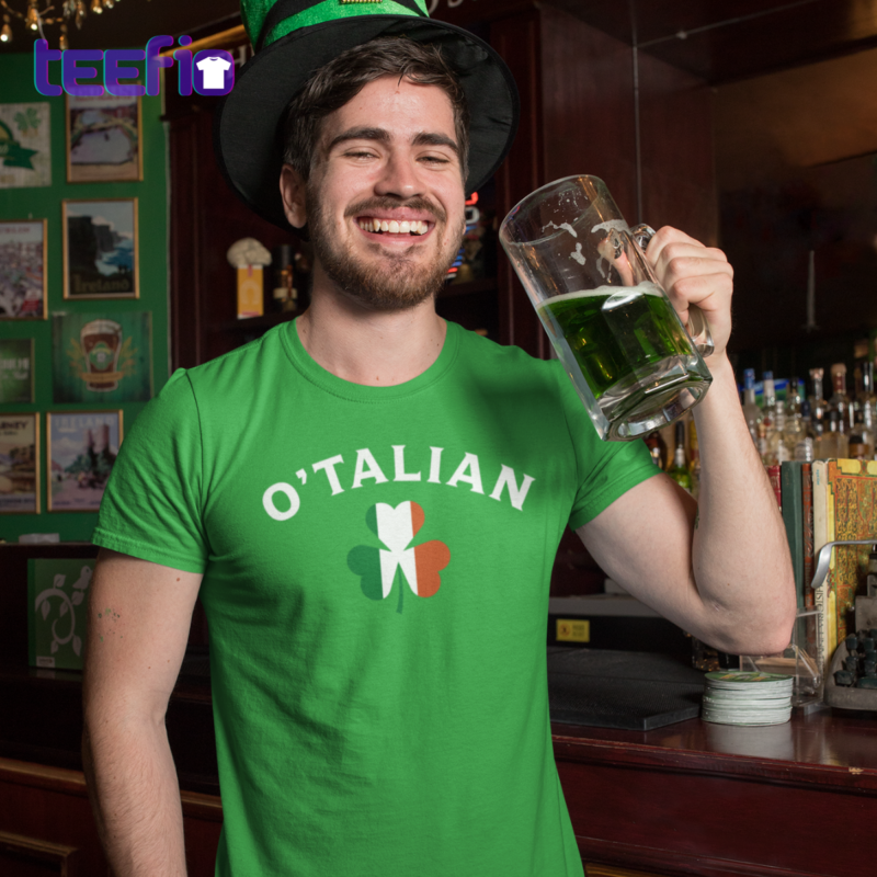 O’Talian Italian Irish Shamrock St. Patrick’s Day Shirt