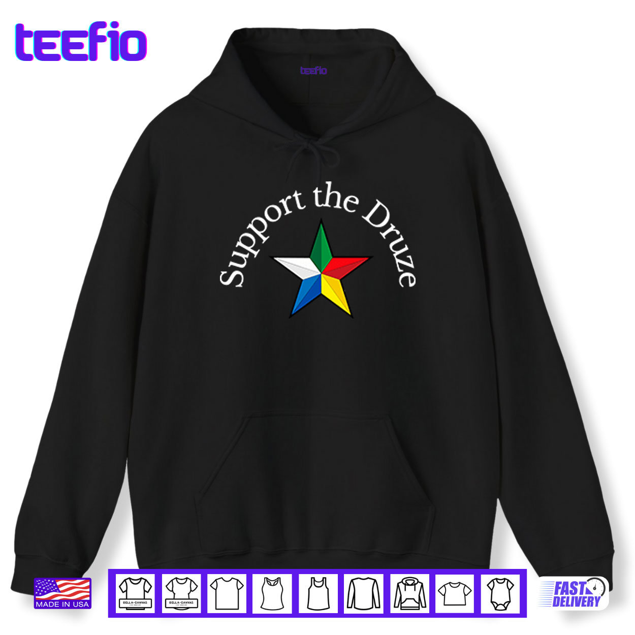 Support The Druze Traditional Flag Star Culture Pride Shirt Support The Druze Traditional Flag Star Culture Pride Shirt