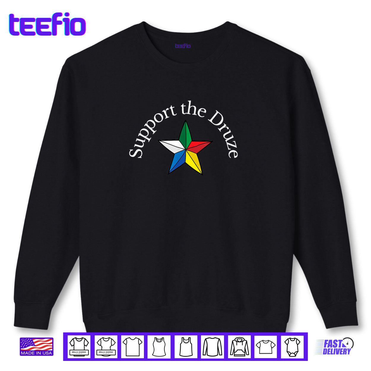 Support The Druze Traditional Flag Star Culture Pride Shirt Support The Druze Traditional Flag Star Culture Pride Shirt