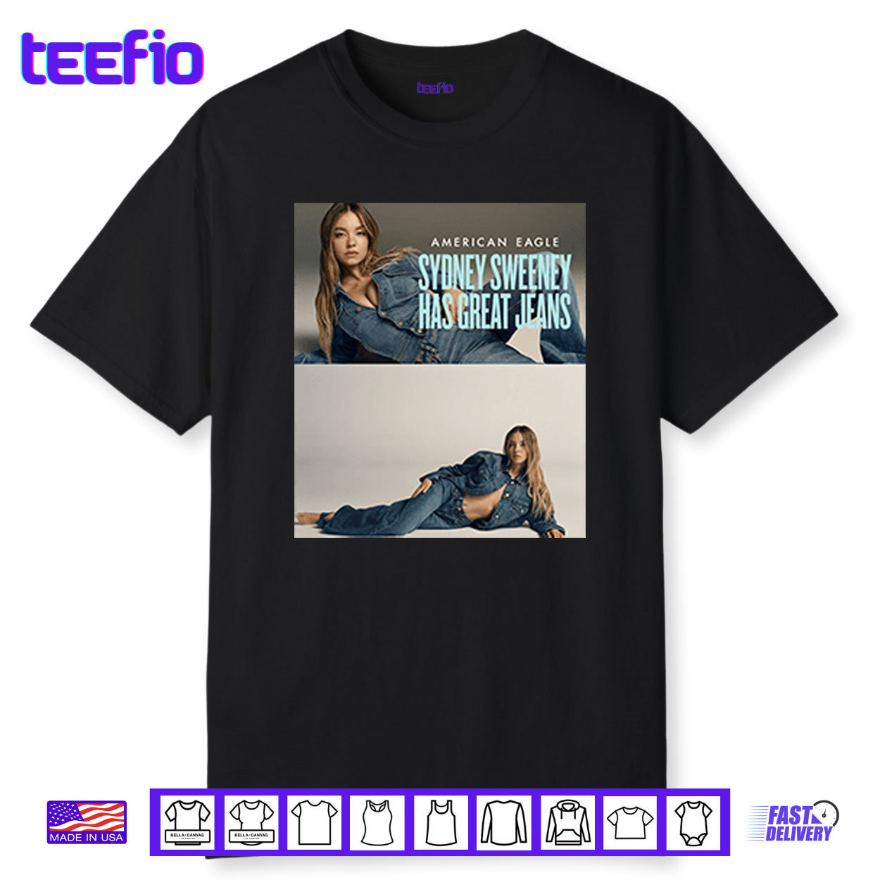 American Eagle Sydney Sweeney Has Great Jeans Shirt American Eagle Sydney Sweeney Has Great Jeans Shirt