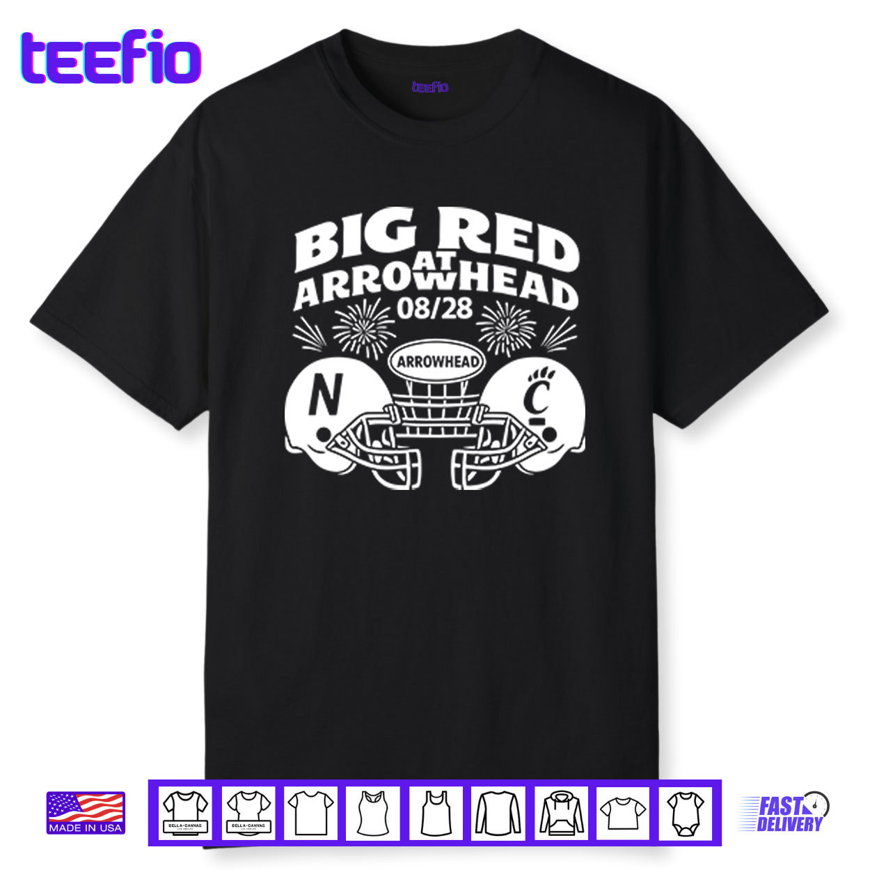 Big Red Arrowhead Football Nebraska Vs Cincinnati 08 28 Shirt Big Red Arrowhead Football Nebraska Vs Cincinnati 08 28 Shirt