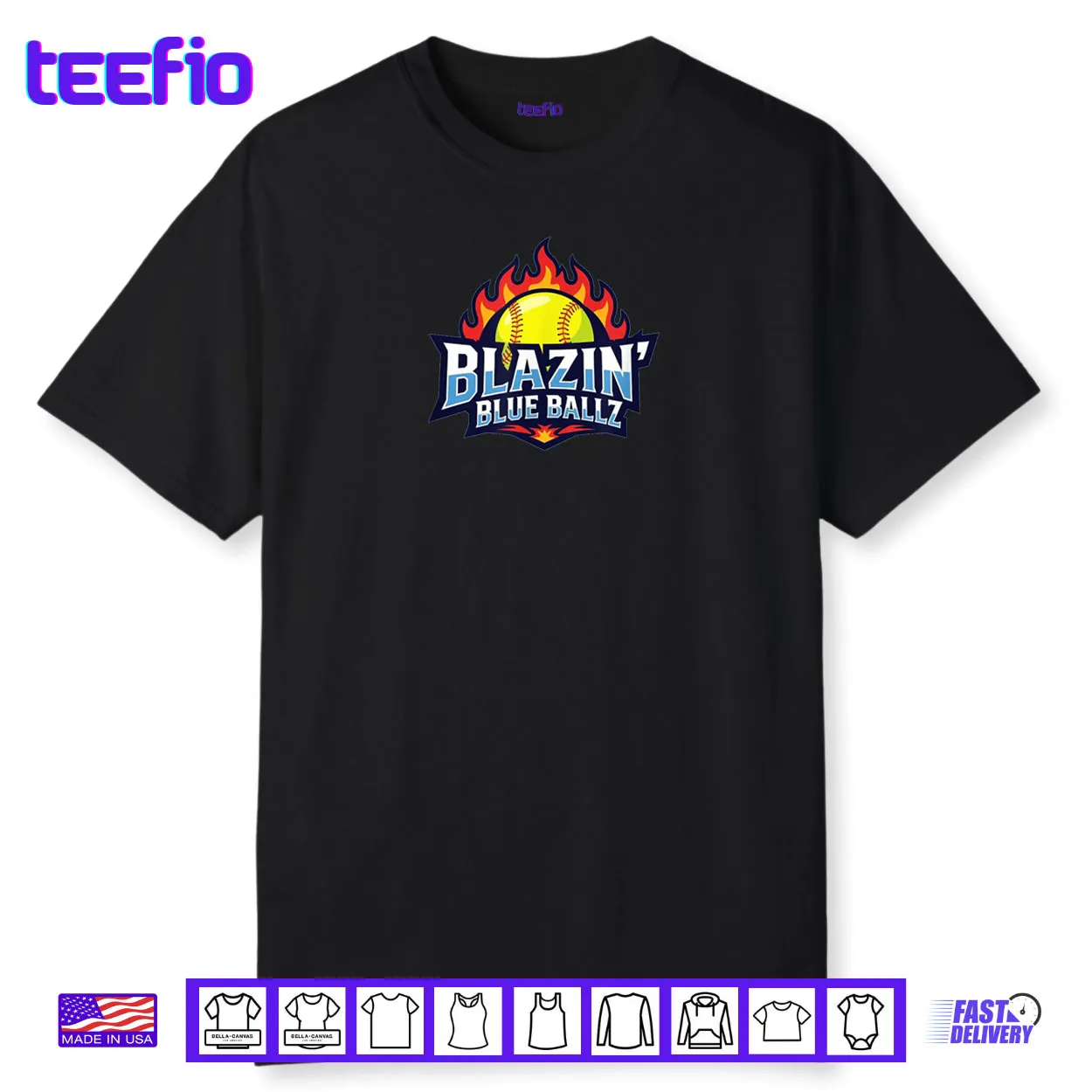 Blazin Blue Ballz Shirt Blazin Blue Ballz Shirt