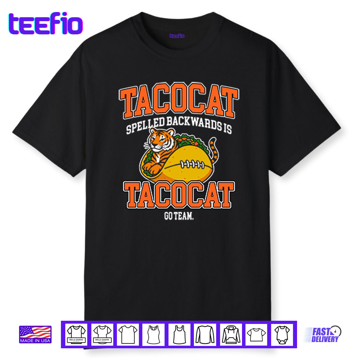 Cincinnati Bengals Tacocat Spelled Backwards Is Tacocat Go Team Shirt Cincinnati Bengals Tacocat Spelled Backwards Is Tacocat Go Team Shirt