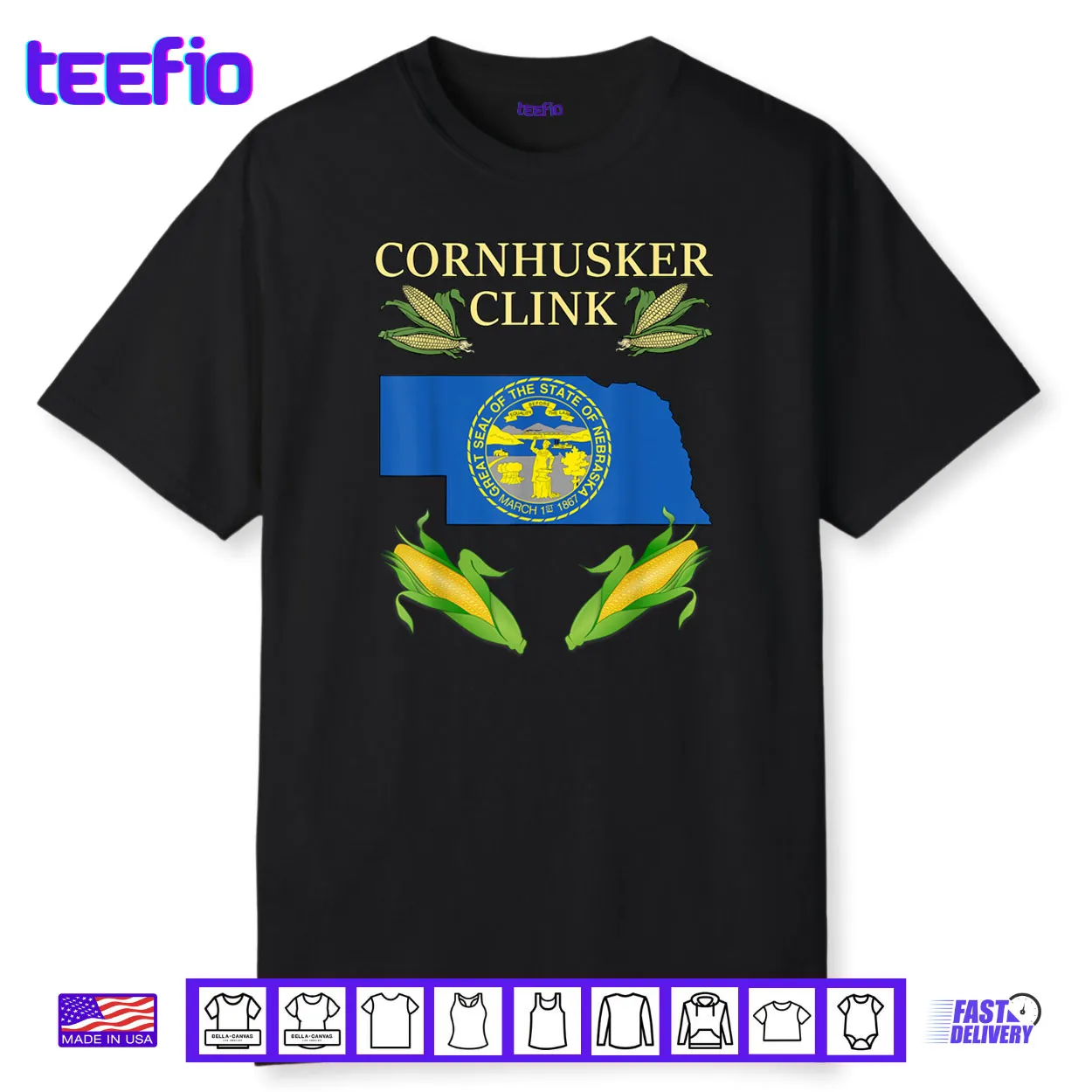 Cornhusker Clink Nebraska USA Politics Shirt Cornhusker Clink Nebraska USA Politics Shirt
