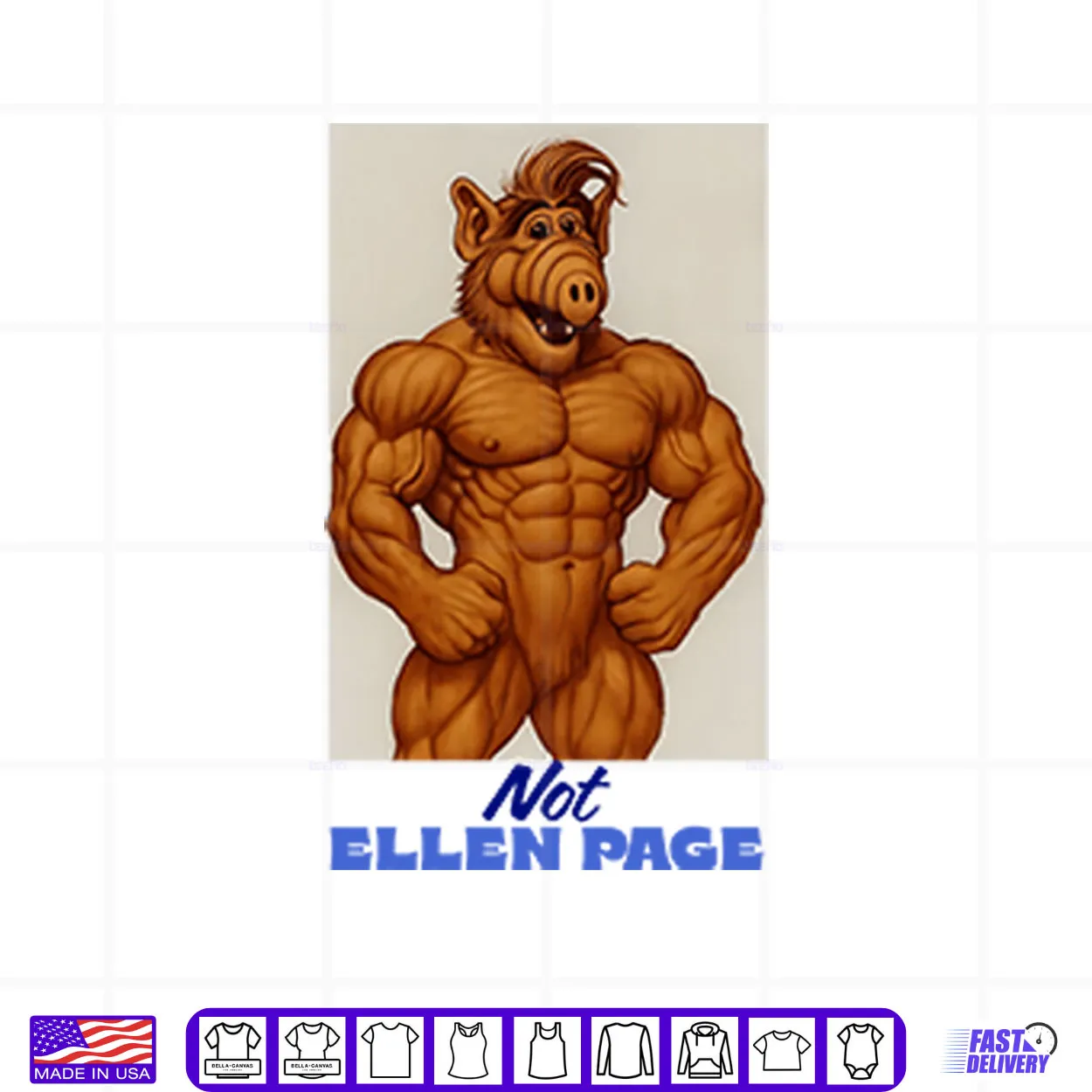 ALF Not Ellen Page Shirt ALF Not Ellen Page Shirt