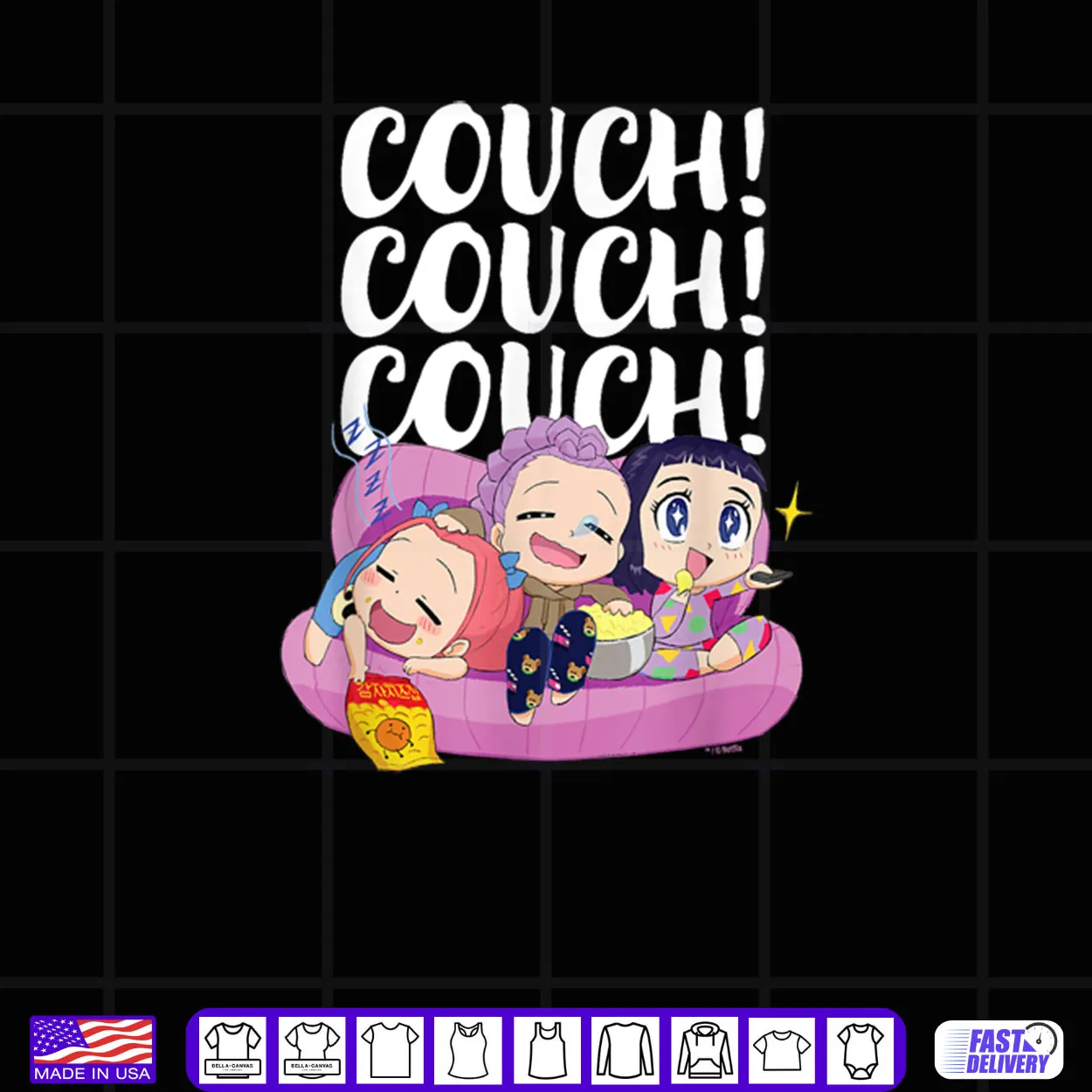 Couch Couch Couch KPop Demon Hunter Shirt Couch Couch Couch KPop Demon Hunter Shirt