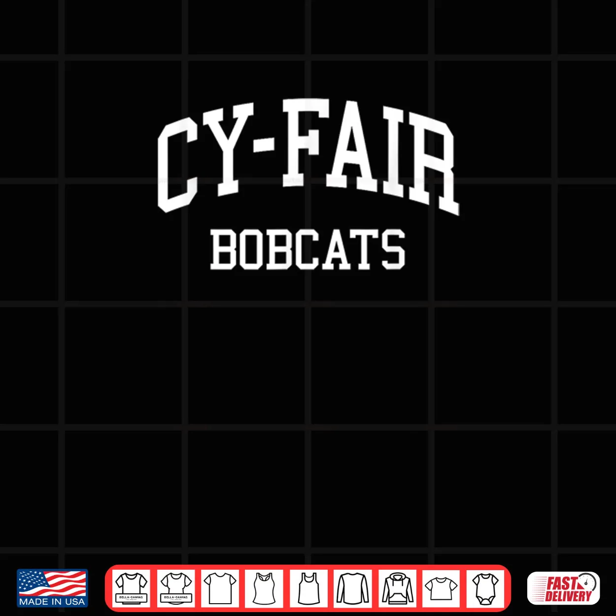 Cy Fair High School HS Cypress TX Retro Sports Shirt Cy Fair High School HS Cypress TX Retro Sports Shirt