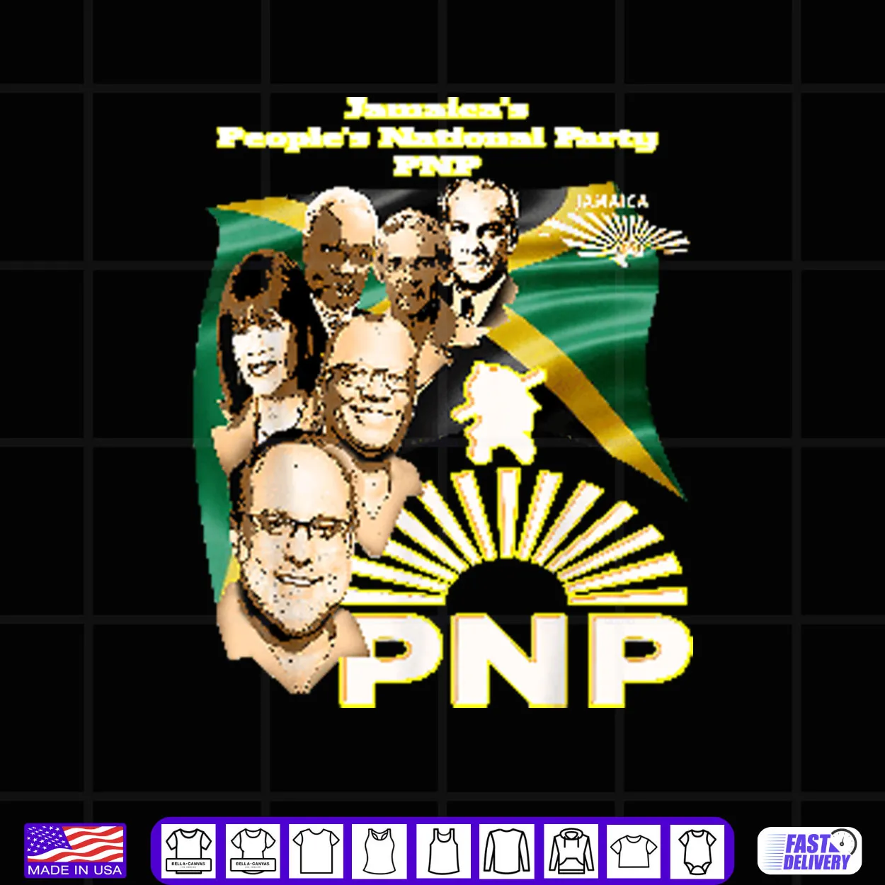 Jamaica’s People’s National Party PNP Shirt Jamaica’s People’s National Party PNP Shirt