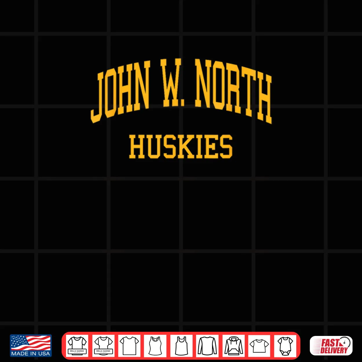 John W. North High School HS Riverside CA Retro Sports Shirt John W. North High School HS Riverside CA Retro Sports Shirt