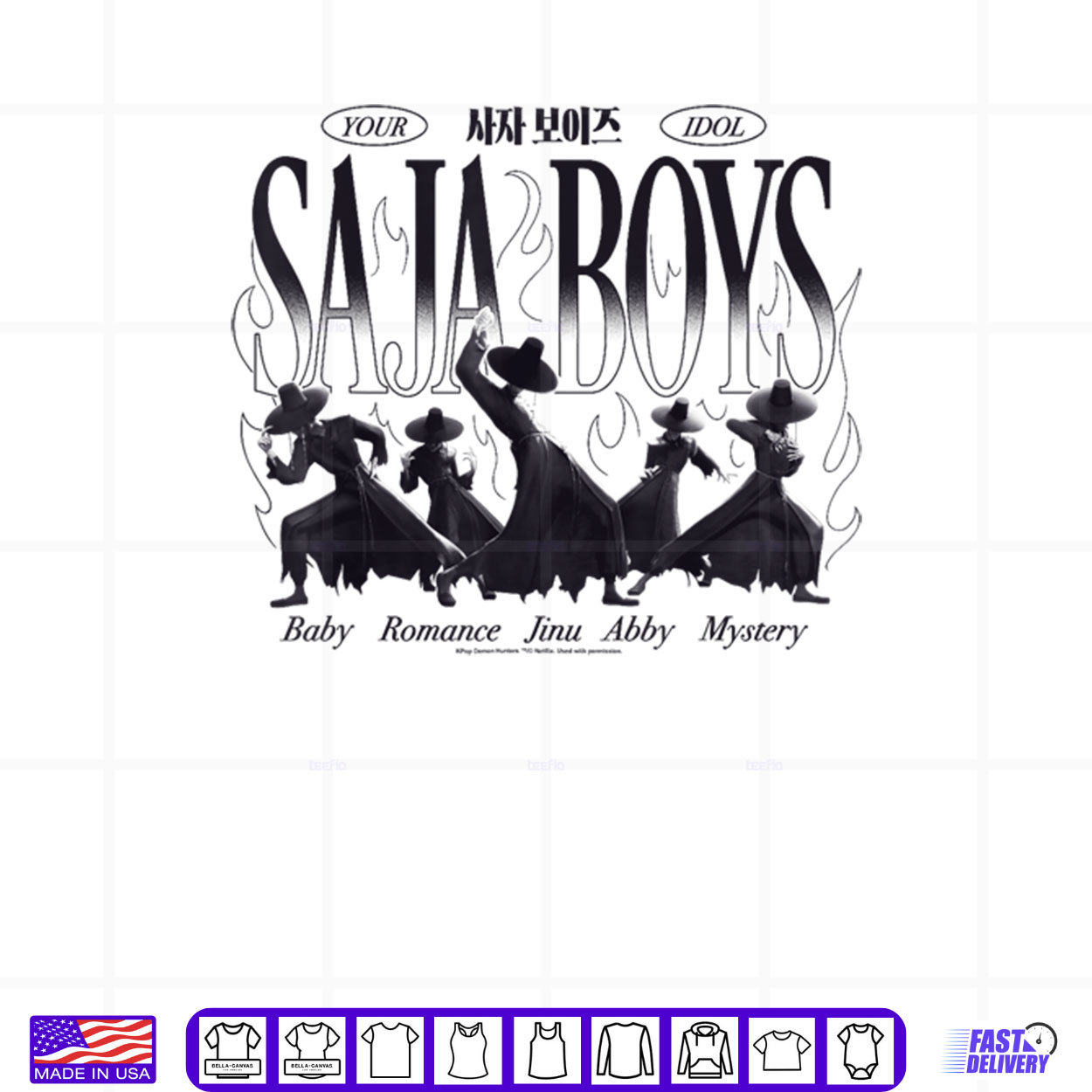 Saja Boys Your Idol Demon Forms Shirt Saja Boys Your Idol Demon Forms Shirt