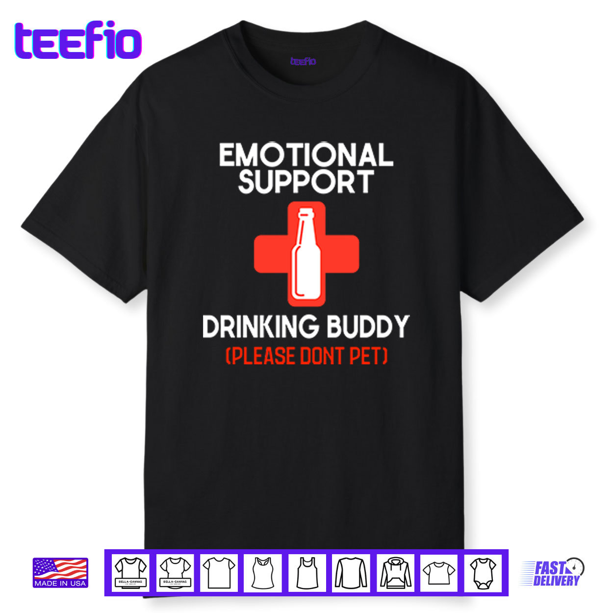 Emotional Support Drinking Buddy Please Don’t Pet Shirt Emotional Support Drinking Buddy Please Don’t Pet Shirt