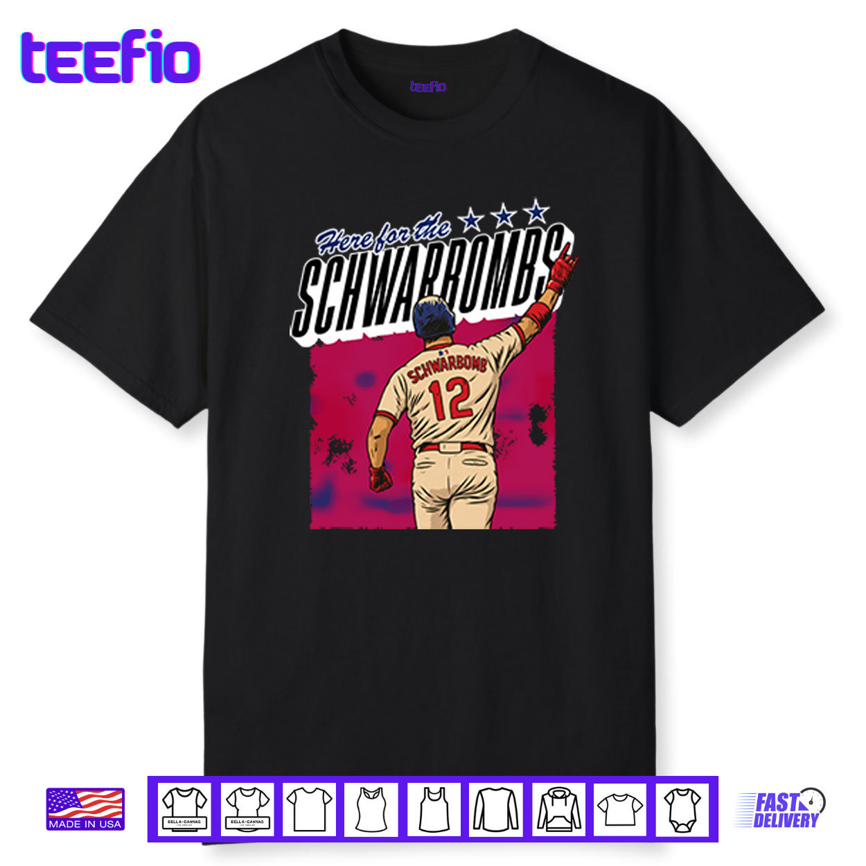 Here For The Schwarbomb Kyle Schwarber Shirt Here For The Schwarbomb Kyle Schwarber Shirt