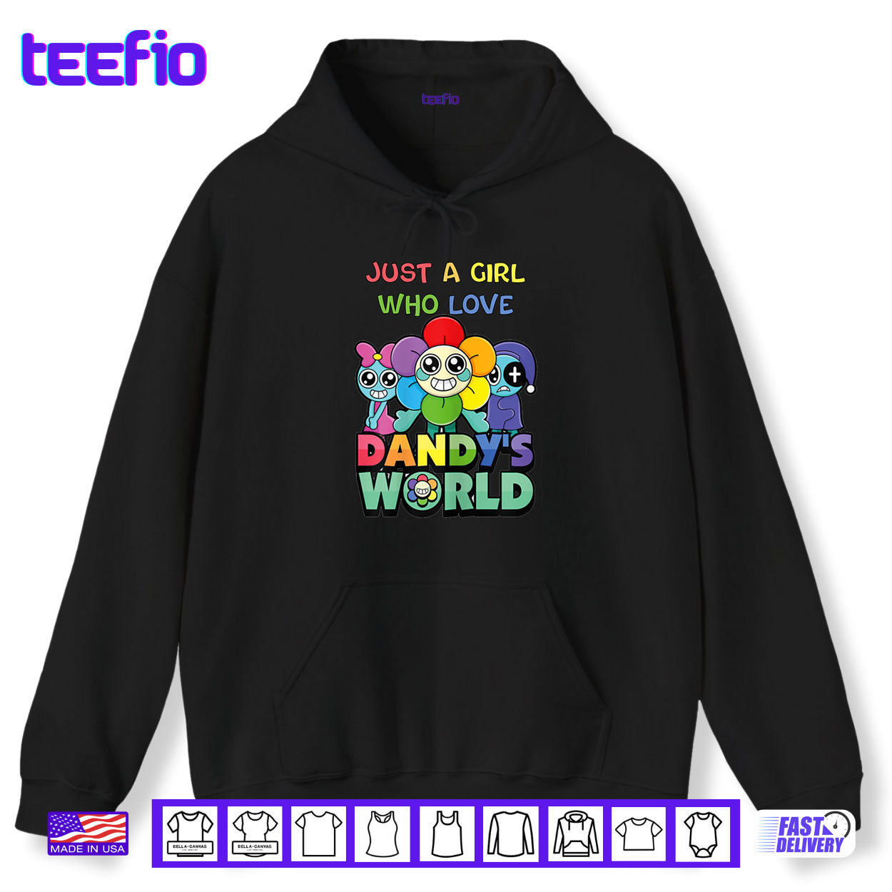 Just A Girl Who Love Dandy’s World Shirt Just A Girl Who Love Dandy’s World Shirt