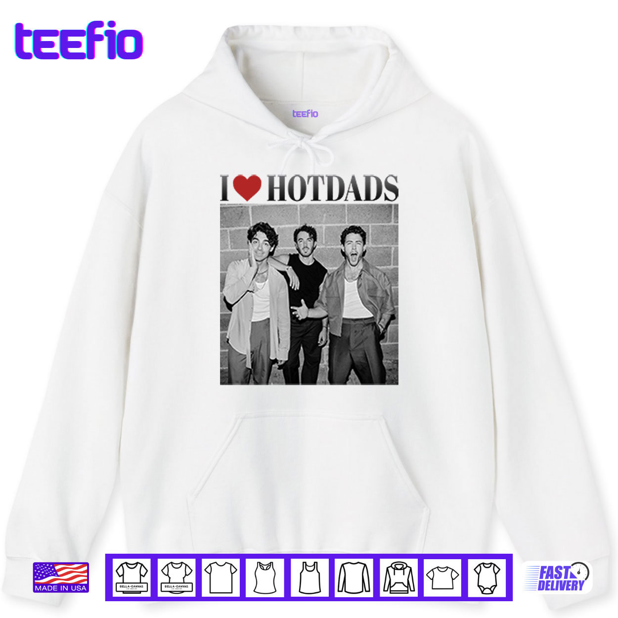 Love Hot Dads Jonas Brothers Shirt Love Hot Dads Jonas Brothers Shirt