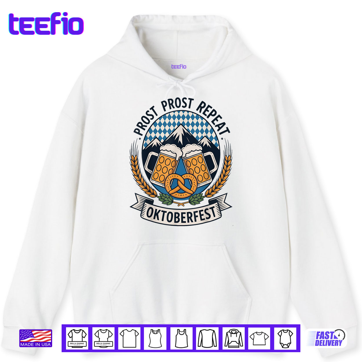 Prost Prost Repeat Oktoberfest Beer Pretzel Bavaria Munich Shirt Prost Prost Repeat Oktoberfest Beer Pretzel Bavaria Munich Shirt