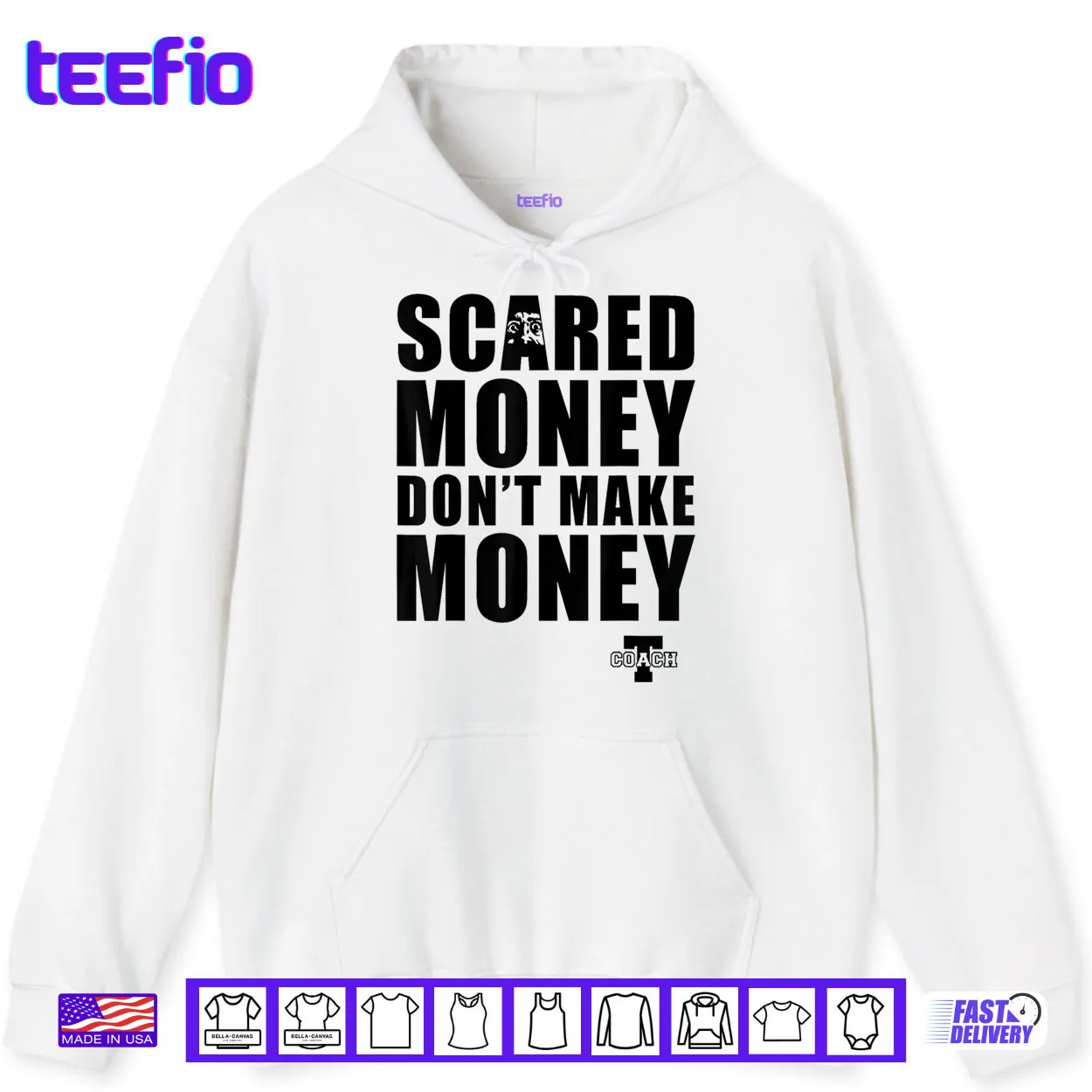 Scared Money Don’t Make Money Shirt Scared Money Don’t Make Money Shirt