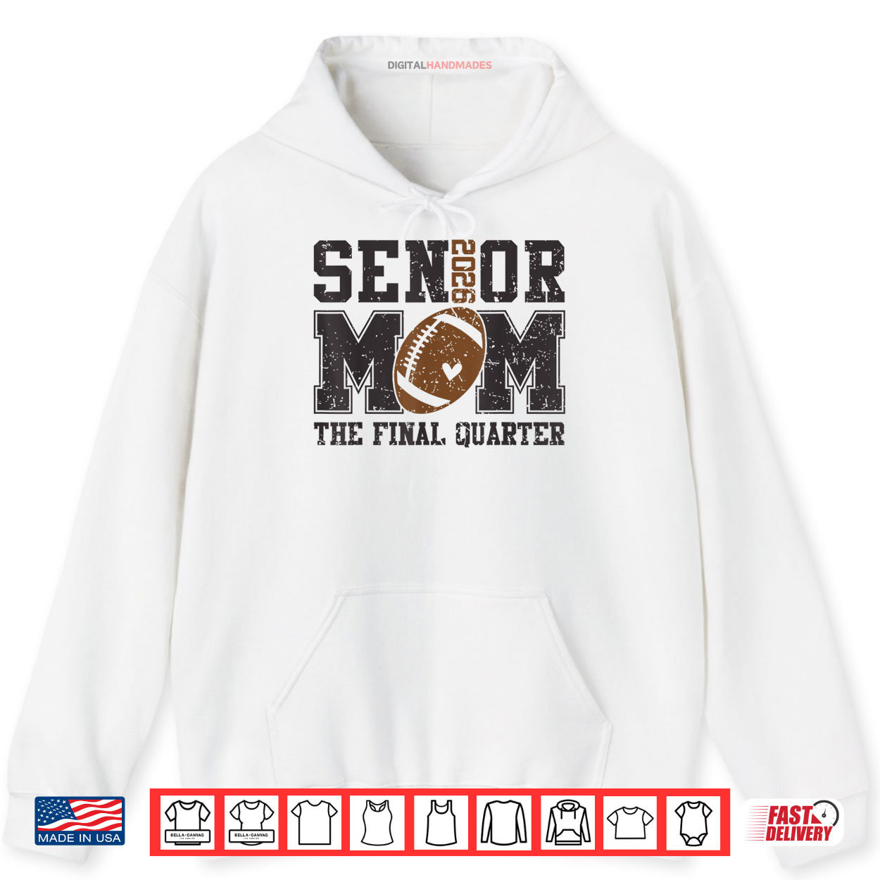 Senior Football Mom Football Mama Game Day Class of 2026 Shirt Senior Football Mom Football Mama Game Day Class of 2026 Shirt