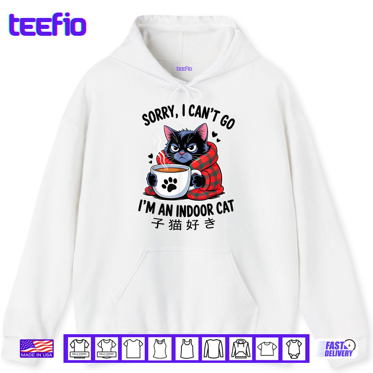 Sorry I Can’t Go I’m an Indoor Cat Funny Indoor Kitten Lover Shirt Sorry I Can’t Go I’m an Indoor Cat Funny Indoor Kitten Lover Shirt