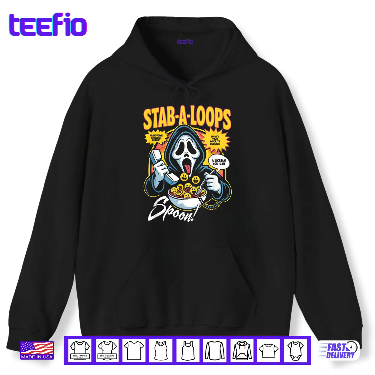 Stab A Loops Horror Cereal Box Halloween Shirt Stab A Loops Horror Cereal Box Halloween Shirt