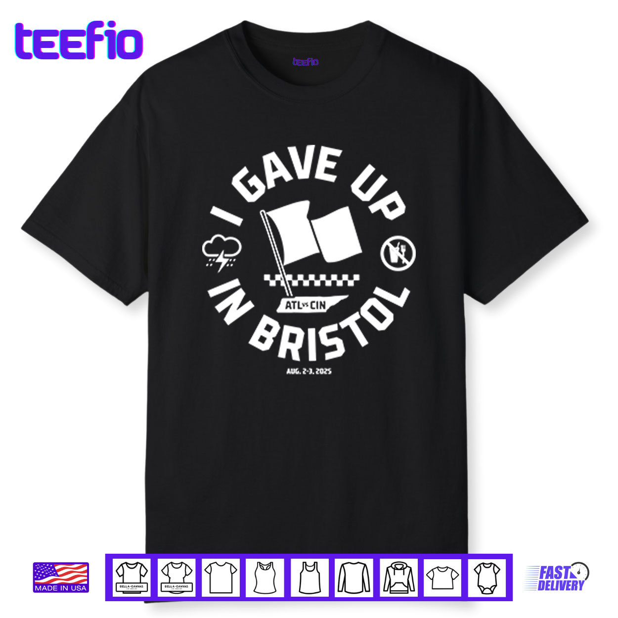 I Gave Up In Bristol Atl Cin Shirt I Gave Up In Bristol Atl Cin Shirt