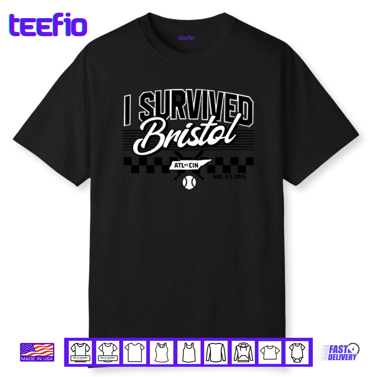 I Survived Bristol ATL CIN Shirt I Survived Bristol ATL CIN Shirt