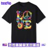 Love Peace Sign Tie Dye Hippie Shirt