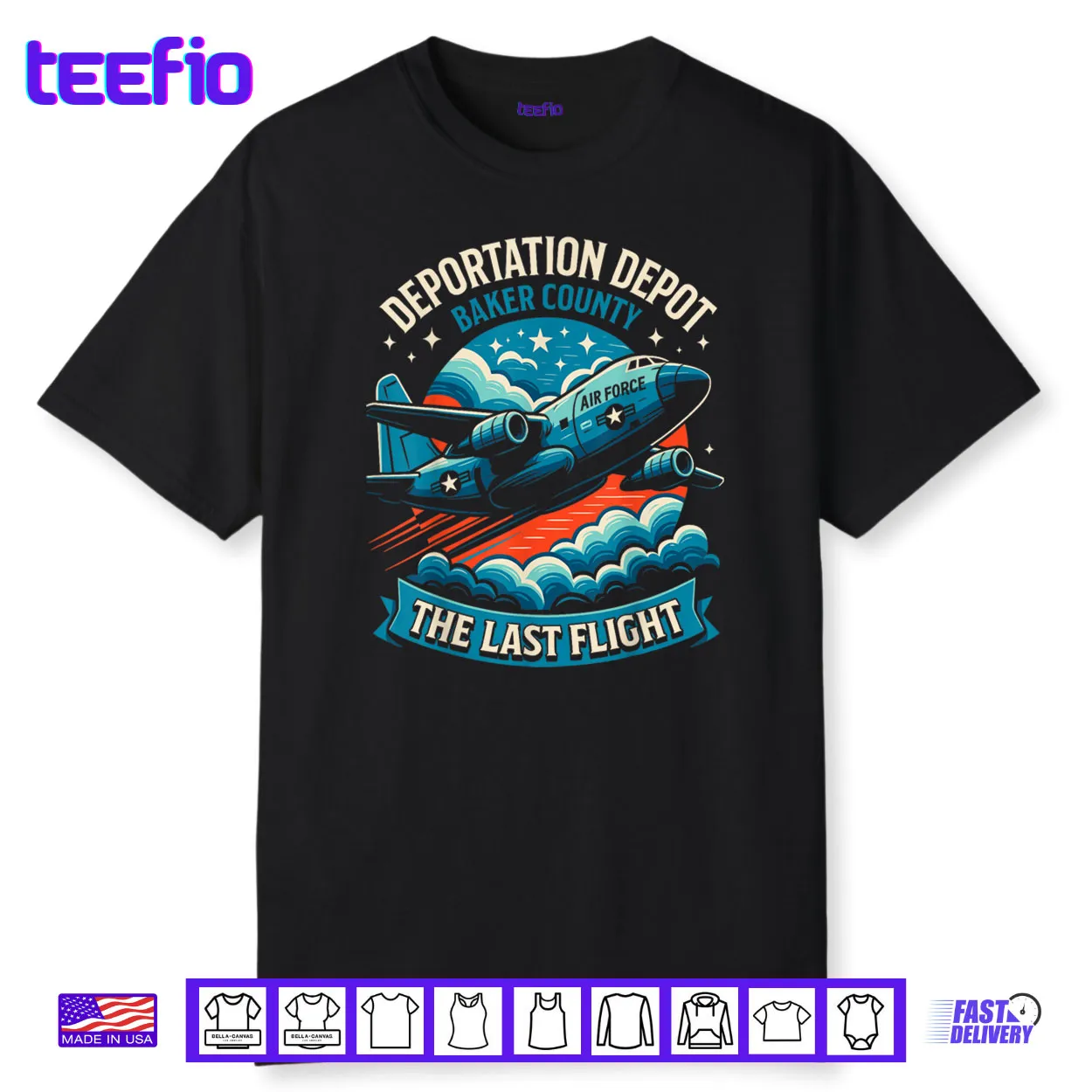 Patriotic America Deportation Depot The Last Flight Shirt Patriotic America Deportation Depot The Last Flight Shirt
