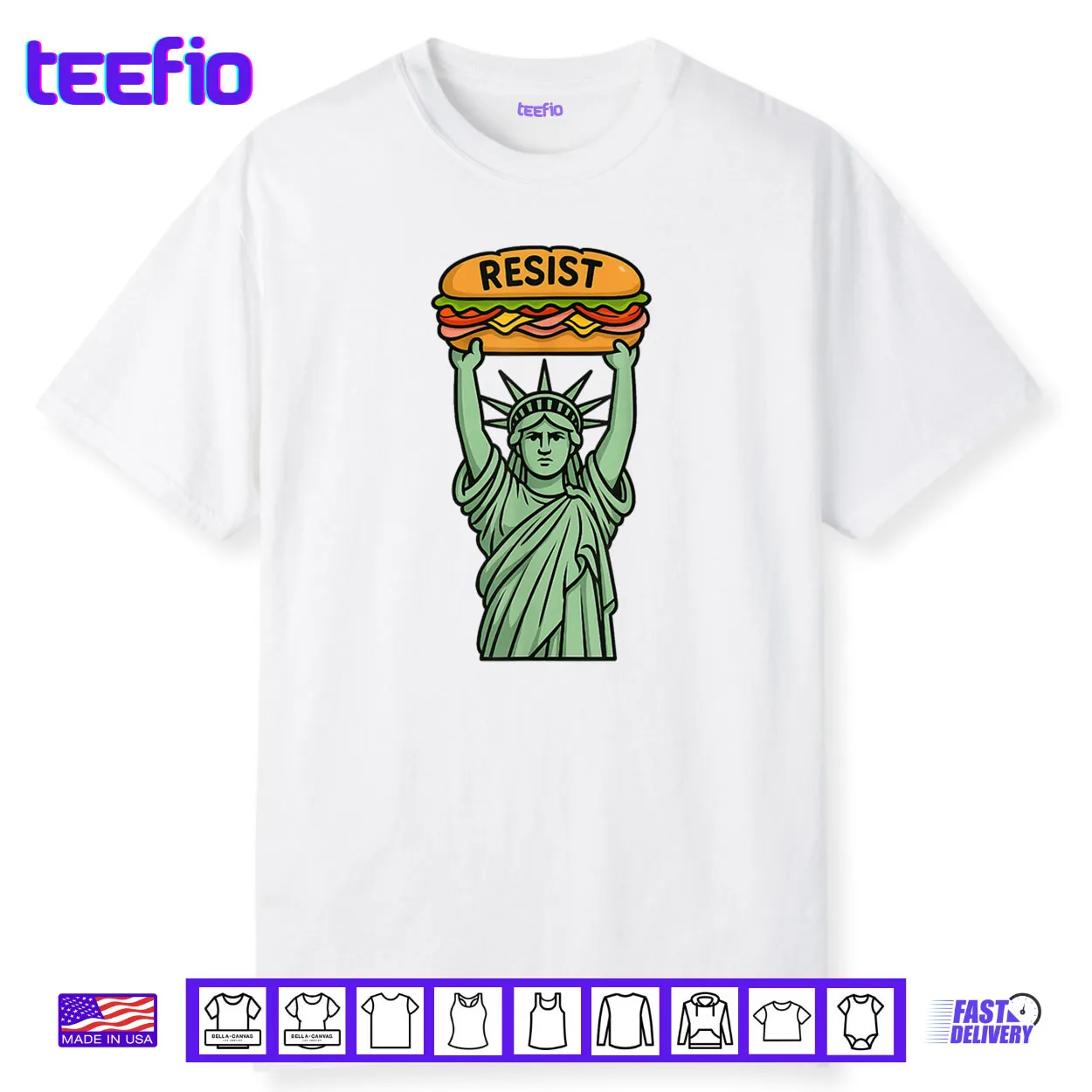 Resist Injustice Funny Liberty Sub Sandwich Protest Shirt Resist Injustice Funny Liberty Sub Sandwich Protest Shirt