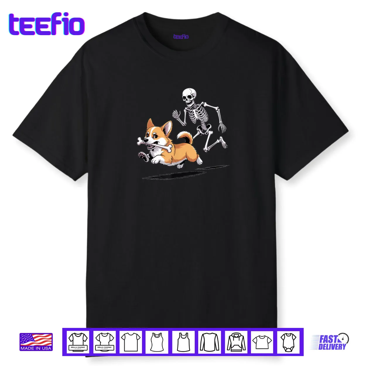 Skeleton Chasing Corgi Halloween Dog Mom Pet Lover Shirt Skeleton Chasing Corgi Halloween Dog Mom Pet Lover Shirt