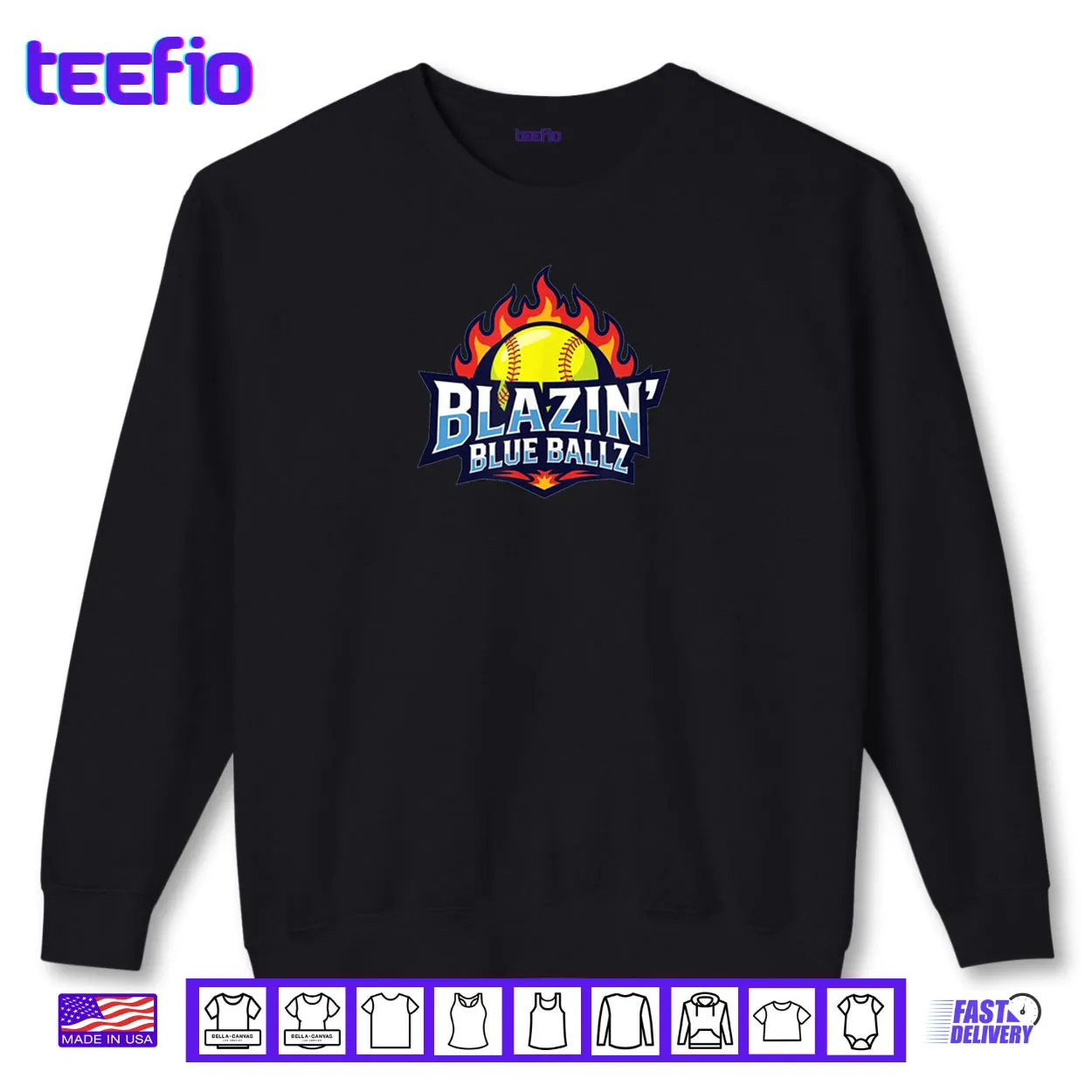 Blazin Blue Ballz Shirt Blazin Blue Ballz Shirt