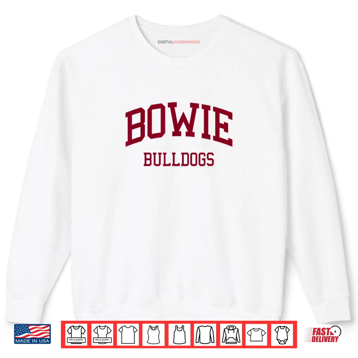 Bowie High School HS Bowie MD Retro Sports Shirt Bowie High School HS Bowie MD Retro Sports Shirt