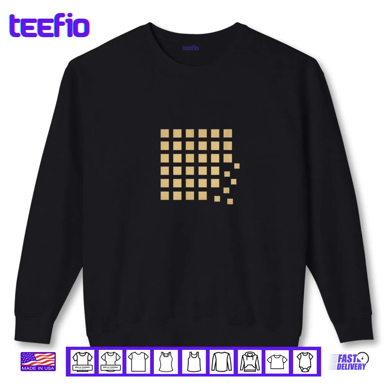 Cascade Abstract Minimalist Falling Squares Shirt Cascade Abstract Minimalist Falling Squares Shirt