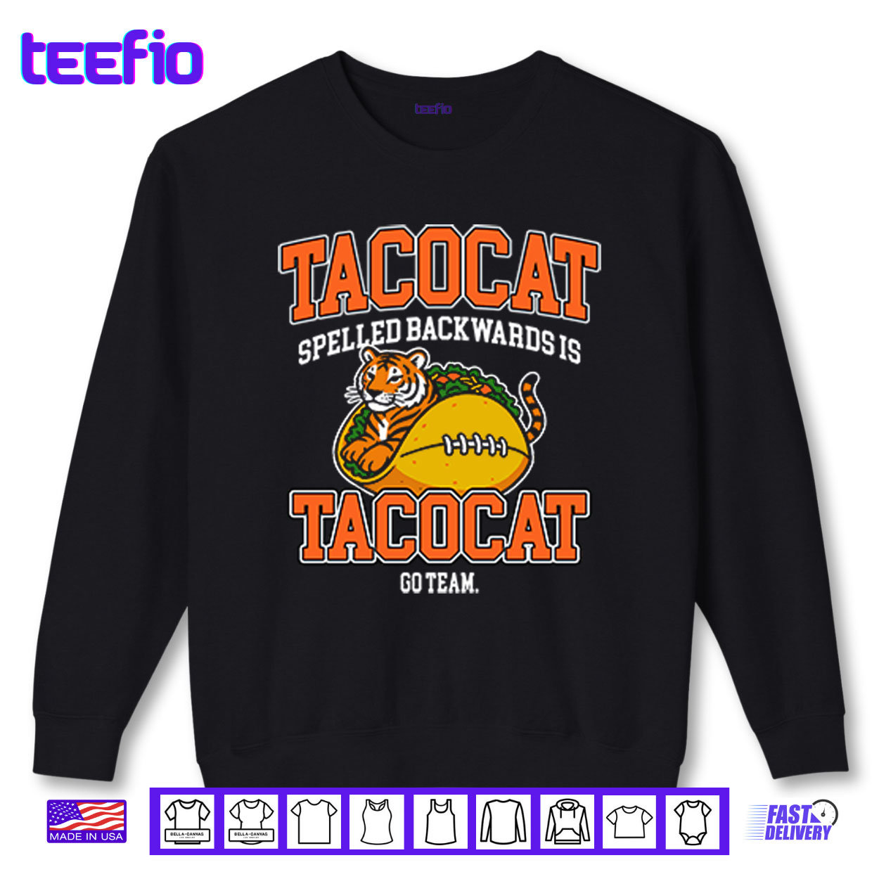 Cincinnati Bengals Tacocat Spelled Backwards Is Tacocat Go Team Shirt Cincinnati Bengals Tacocat Spelled Backwards Is Tacocat Go Team Shirt