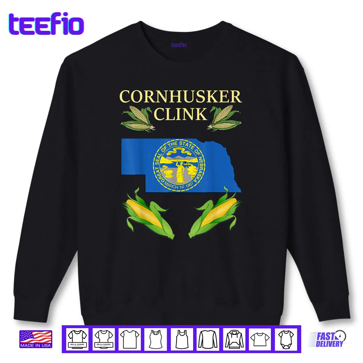 Cornhusker Clink Nebraska USA Politics Shirt Cornhusker Clink Nebraska USA Politics Shirt