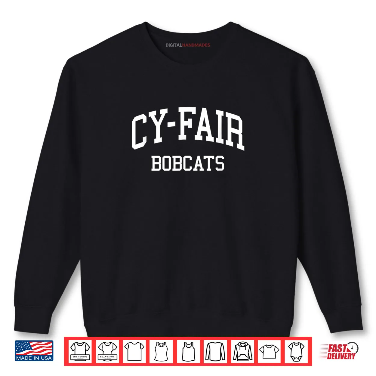 Cy Fair High School HS Cypress TX Retro Sports Shirt Cy Fair High School HS Cypress TX Retro Sports Shirt