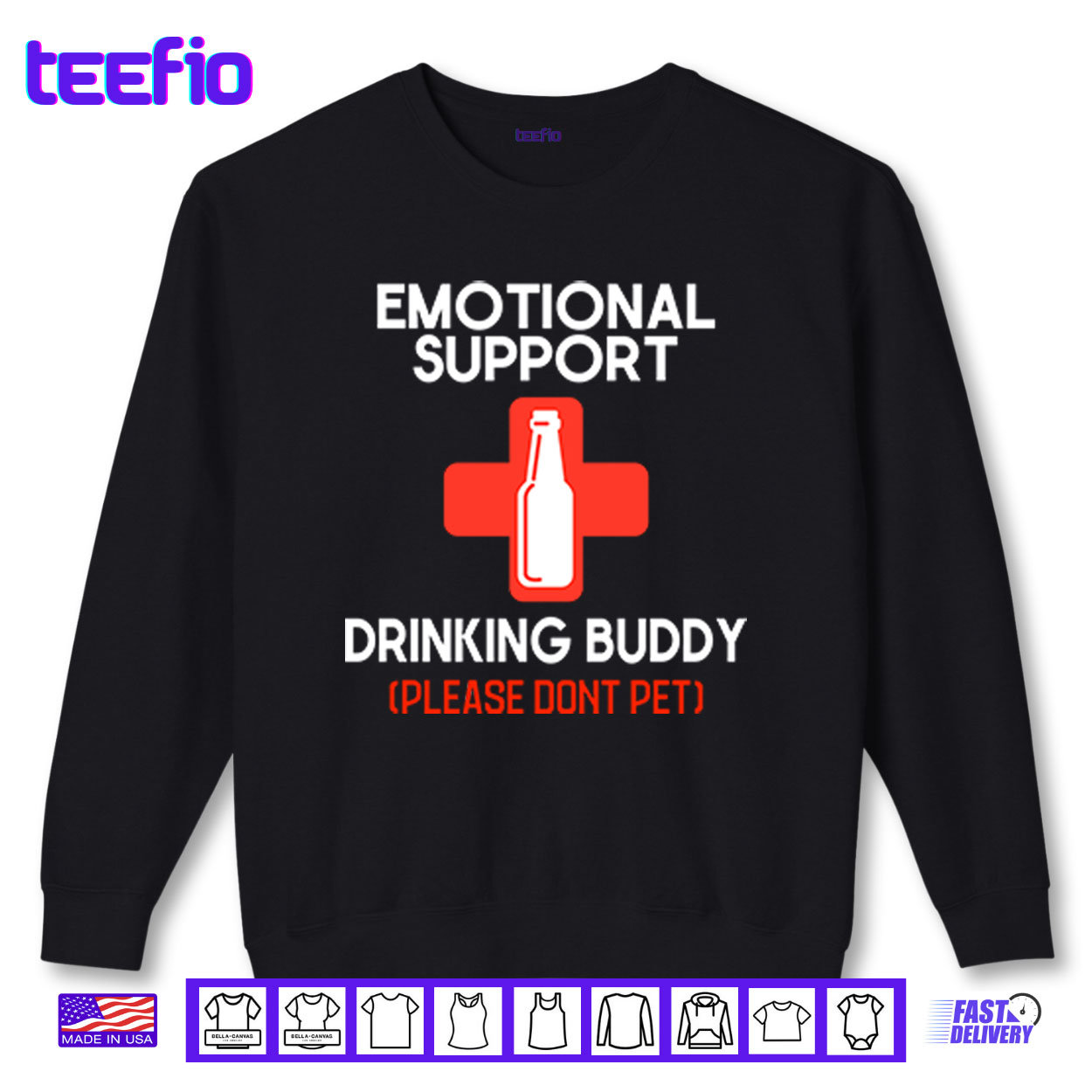 Emotional Support Drinking Buddy Please Don’t Pet Shirt Emotional Support Drinking Buddy Please Don’t Pet Shirt