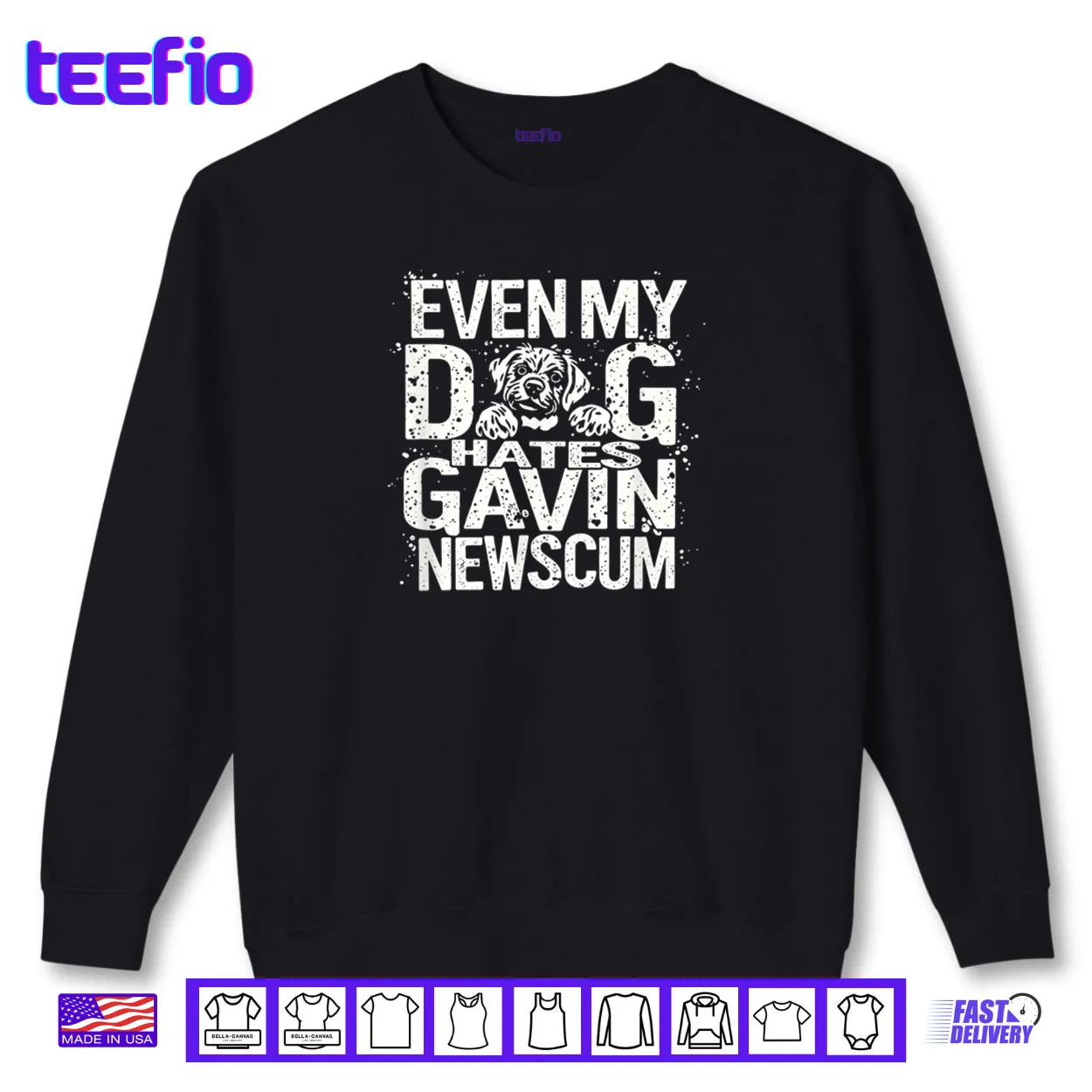 Even My Dog Hates Gavin Newscum Shirt Even My Dog Hates Gavin Newscum Shirt