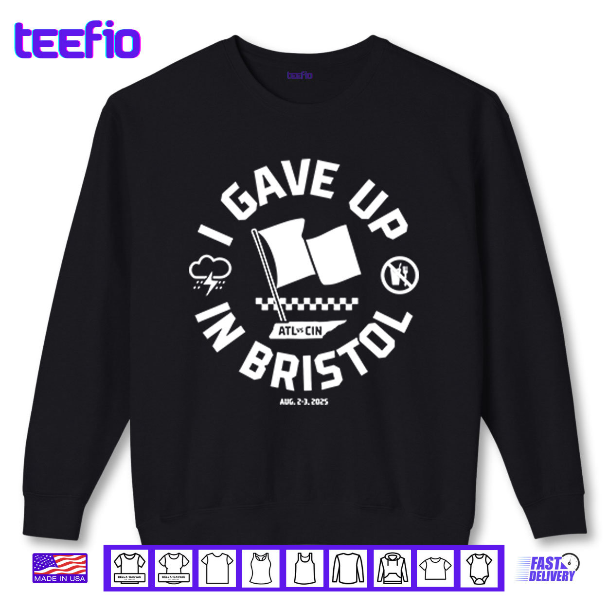 I Gave Up In Bristol Atl Cin Shirt I Gave Up In Bristol Atl Cin Shirt