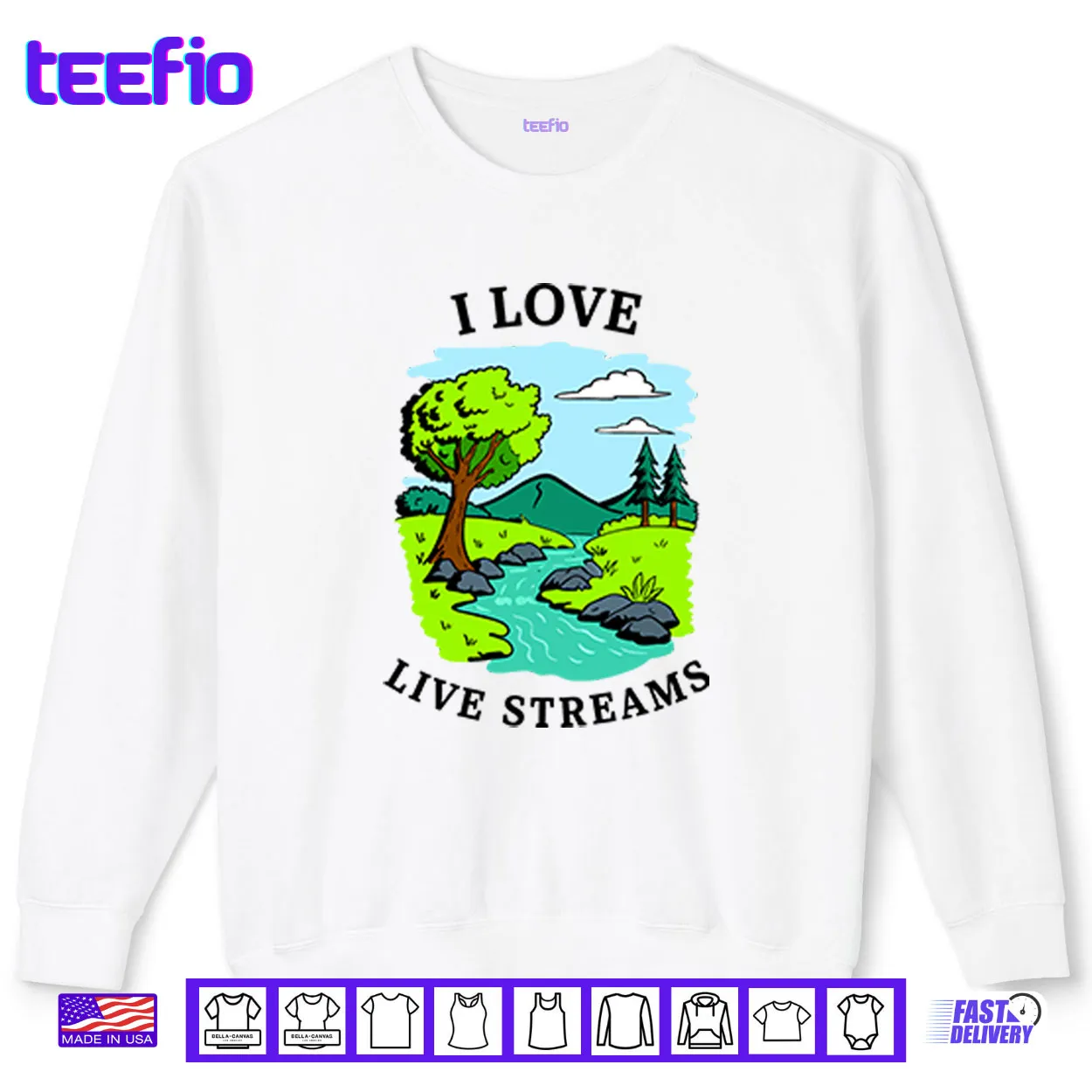 I Love Live Streams Shirt I Love Live Streams Shirt