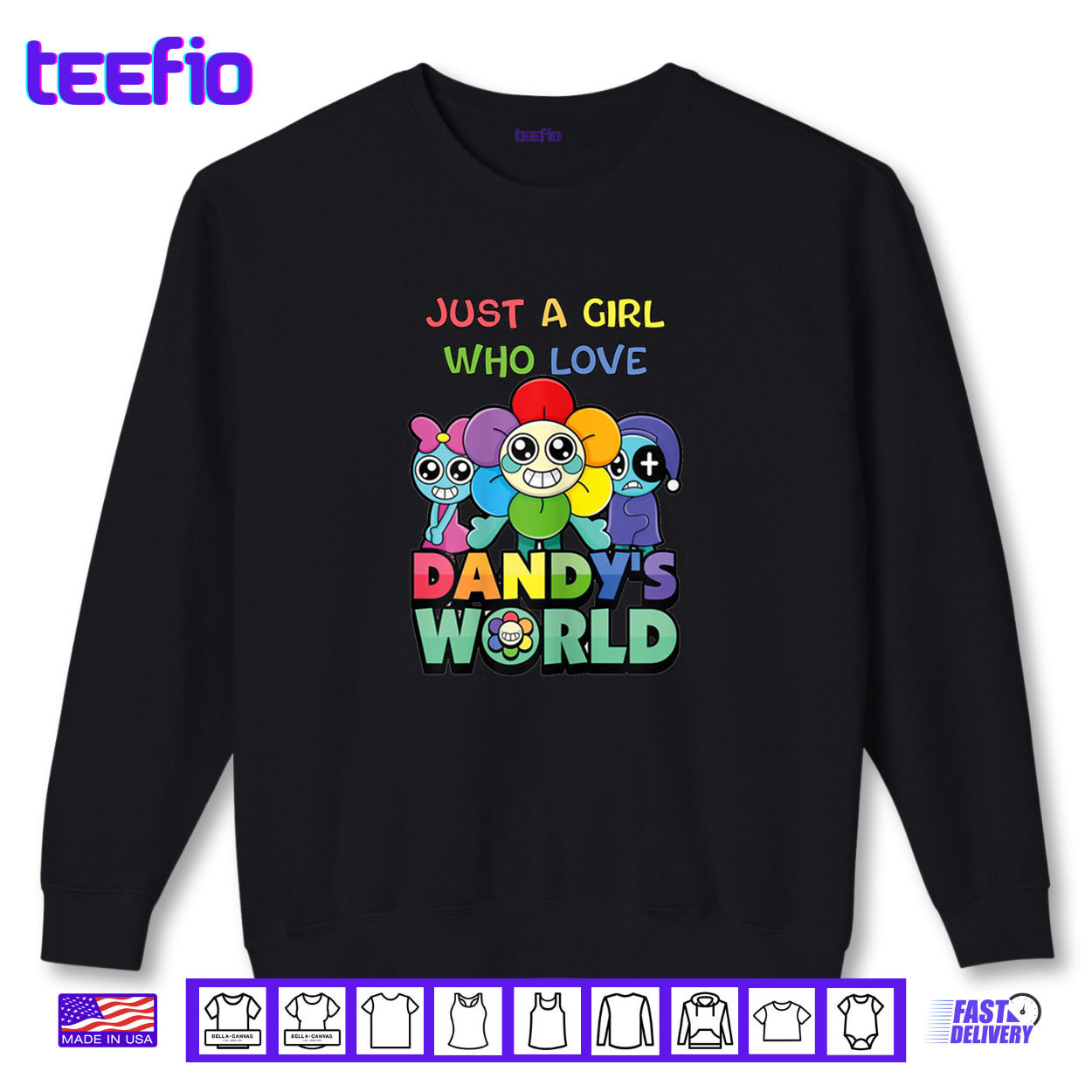 Just A Girl Who Love Dandy’s World Shirt Just A Girl Who Love Dandy’s World Shirt