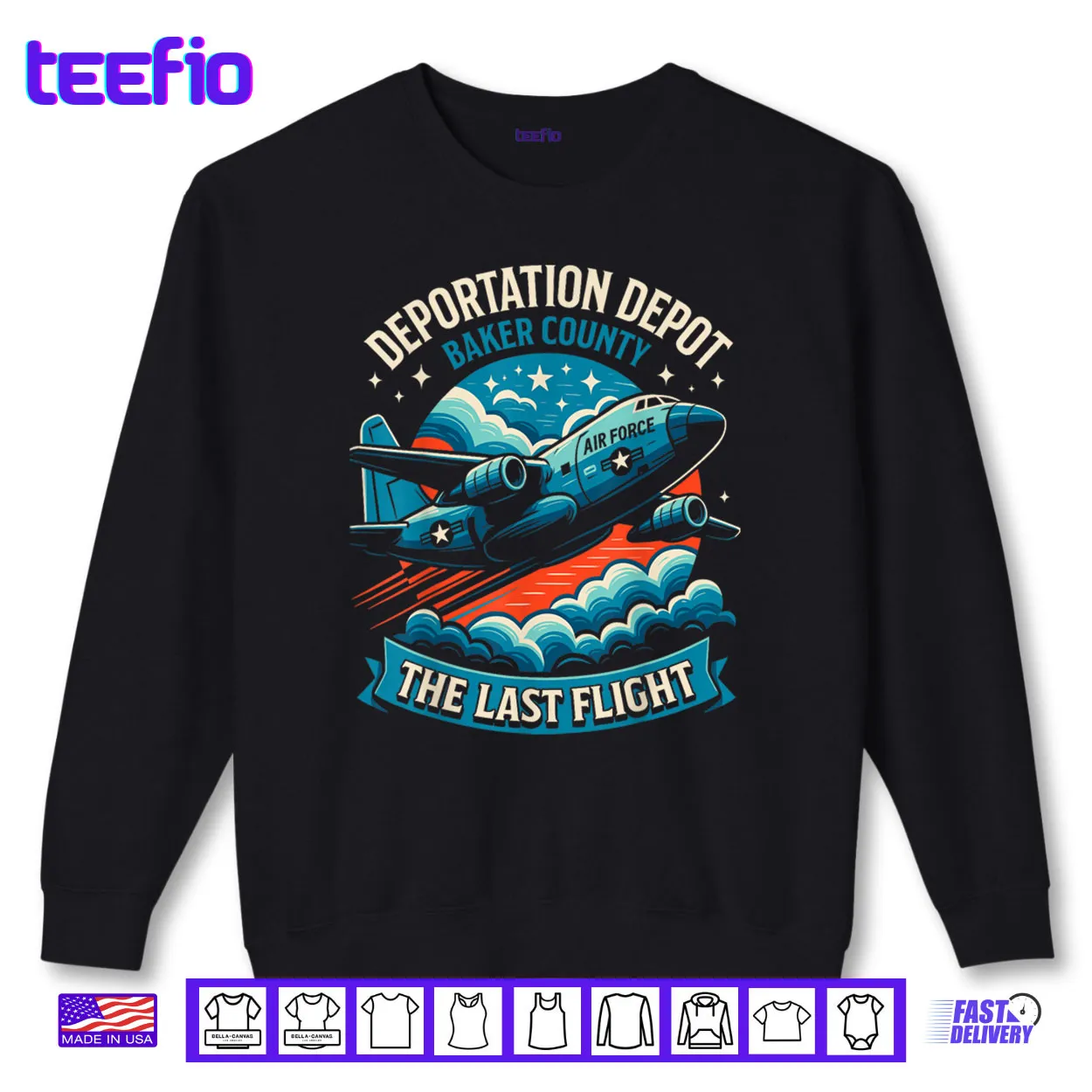 Patriotic America Deportation Depot The Last Flight Shirt Patriotic America Deportation Depot The Last Flight Shirt