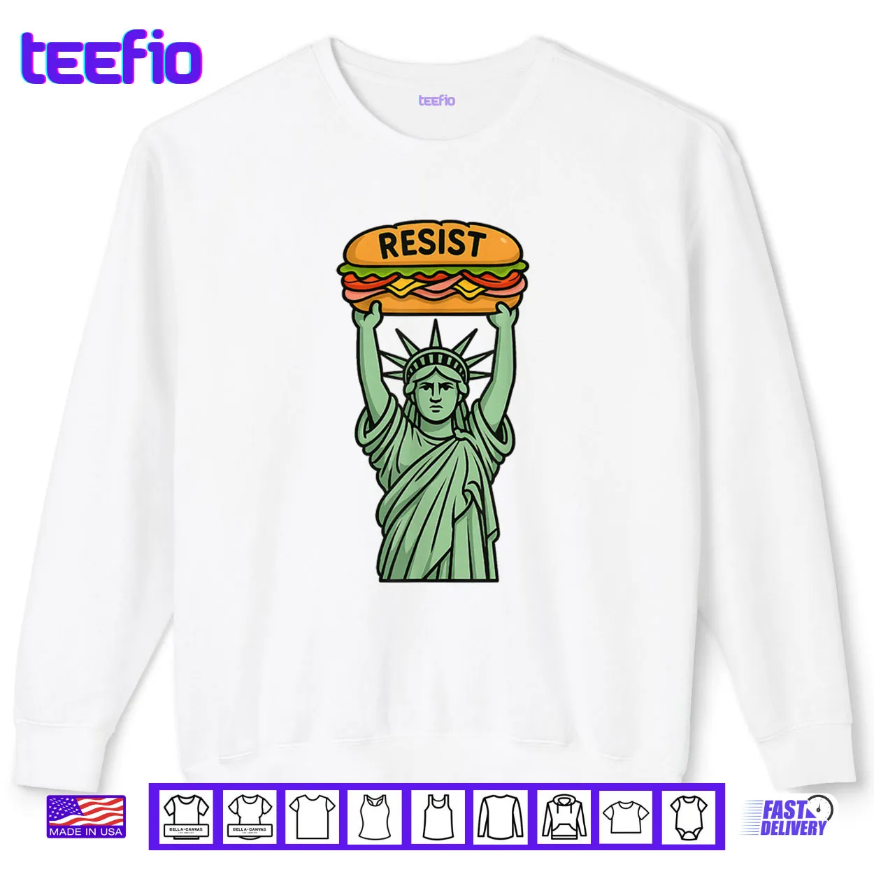 Resist Injustice Funny Liberty Sub Sandwich Protest Shirt Resist Injustice Funny Liberty Sub Sandwich Protest Shirt