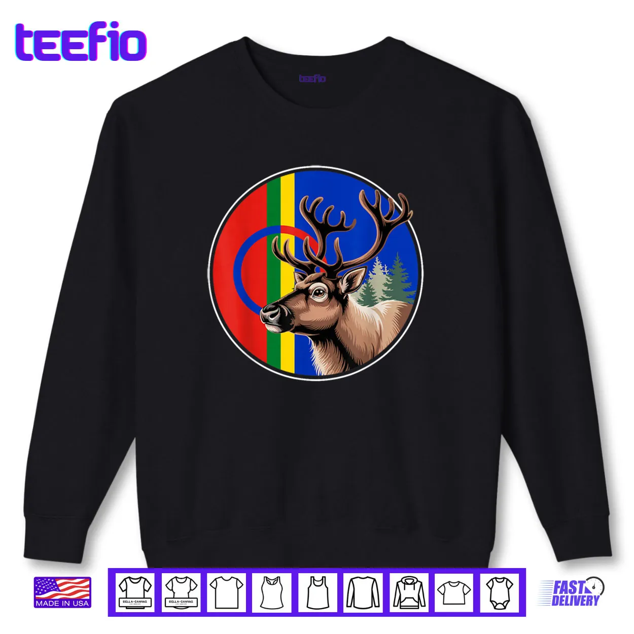 Sami People Flag Sápmi Shirt Sami People Flag Sápmi Shirt