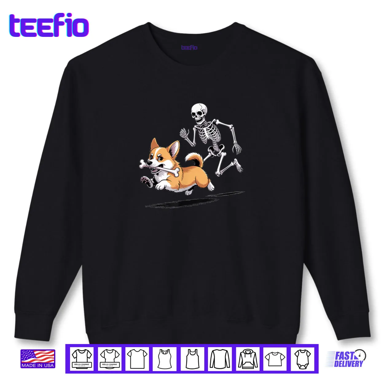 Skeleton Chasing Corgi Halloween Dog Mom Pet Lover Shirt Skeleton Chasing Corgi Halloween Dog Mom Pet Lover Shirt