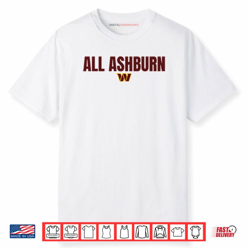 All Ashburn Washington Commanders Shirt