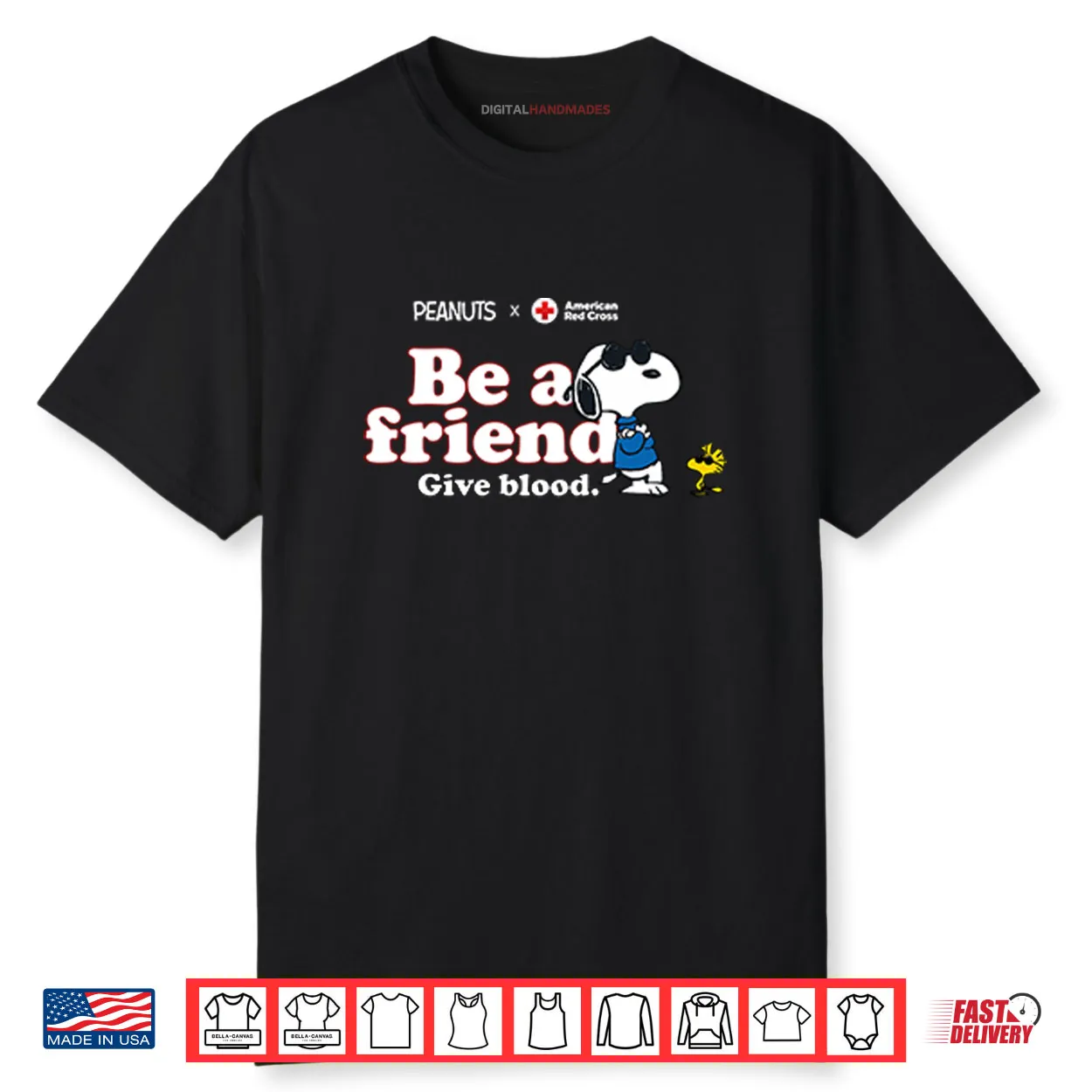 American Red Cross Snoopy Shirt